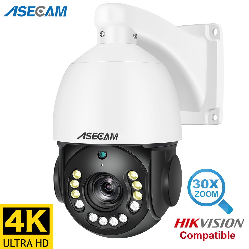 Home Security Hikvision - 4K IP Camera PTZ 30X Optical