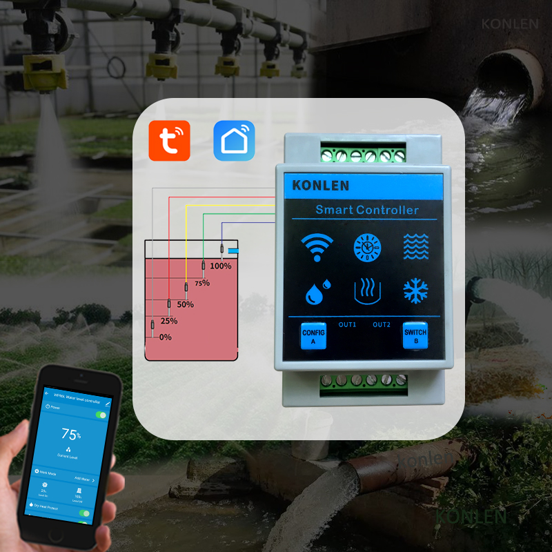 KONLEN Tuya Water Level Sensor - đánh giá và giá Home Security With Ai