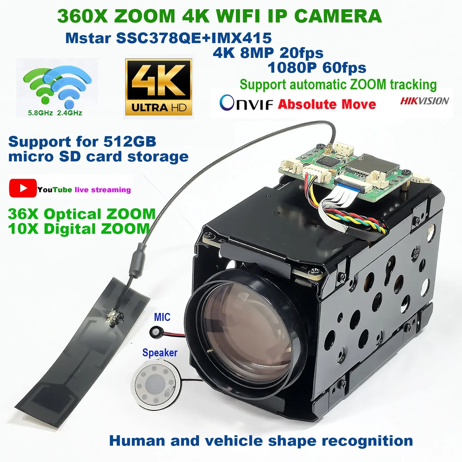 Videolink Wifi Wireless 4K 8MP - đánh giá và giá Home Security Hikvision