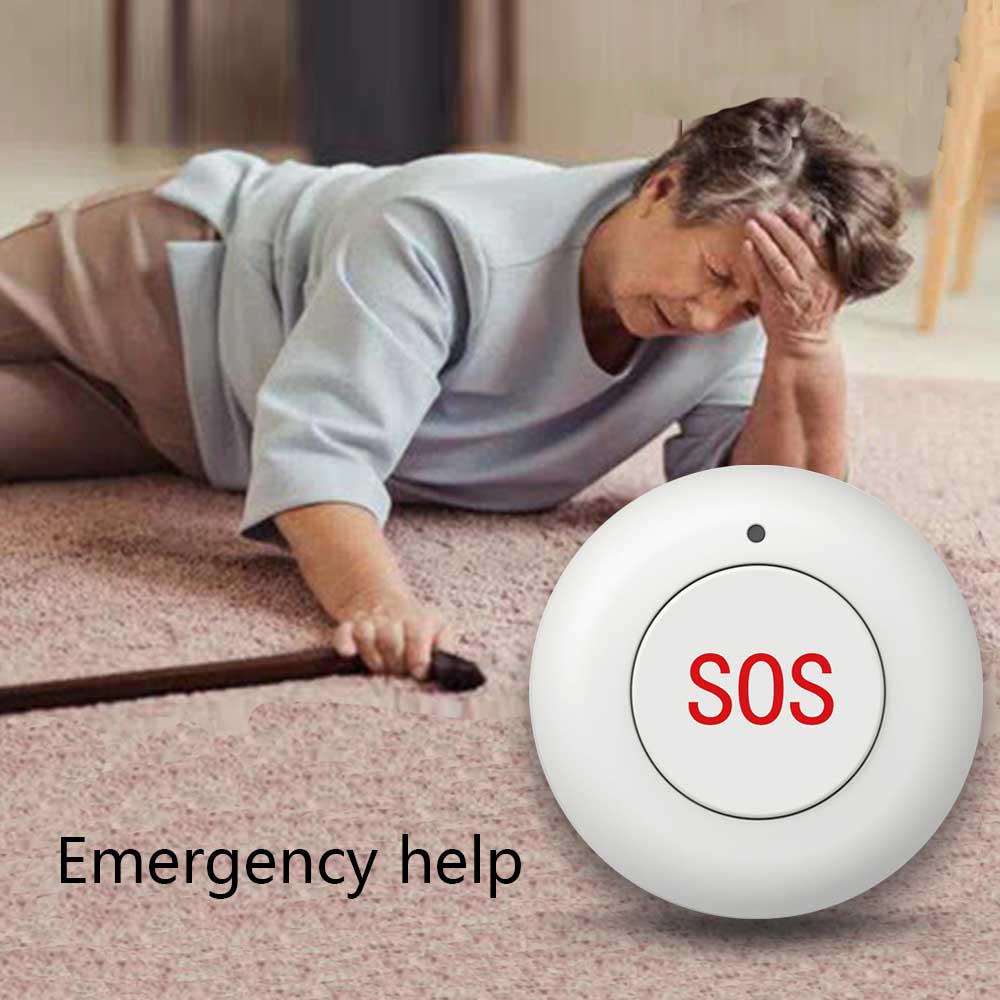 Wireless SOS Button Smart Home - đánh giá và giá Sim Gsm Alarm