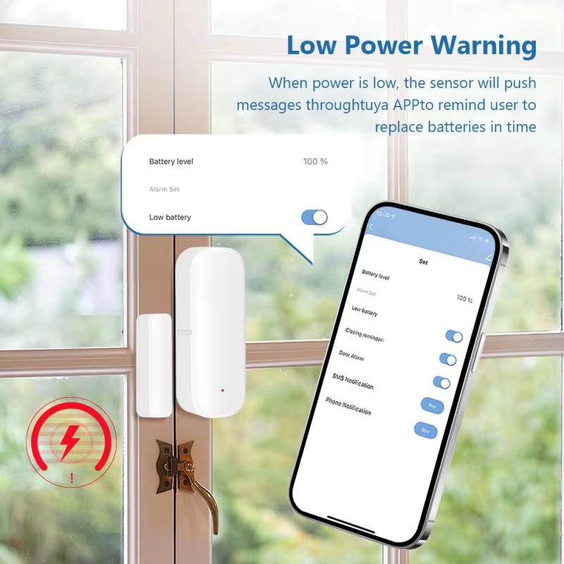 Door Window Sensor ZigBee Door - đánh giá và giá Sim Gsm Alarm