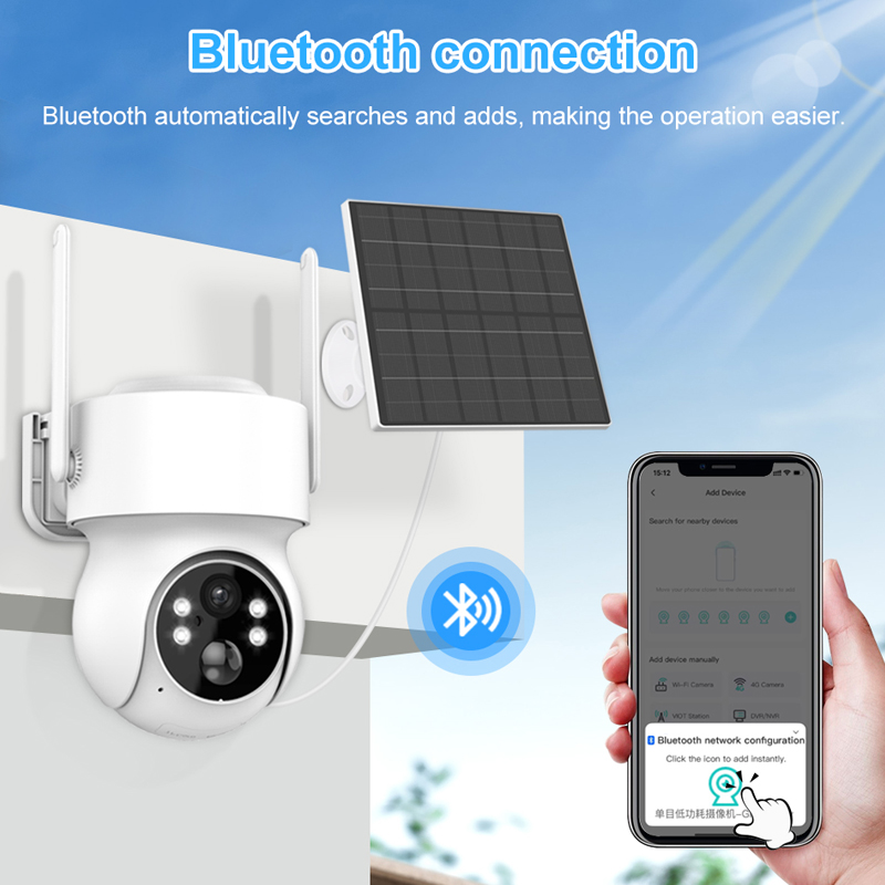 Smar Solar Panel PTZ IP Camera - đánh giá và giá Home Security Cameras Wireless