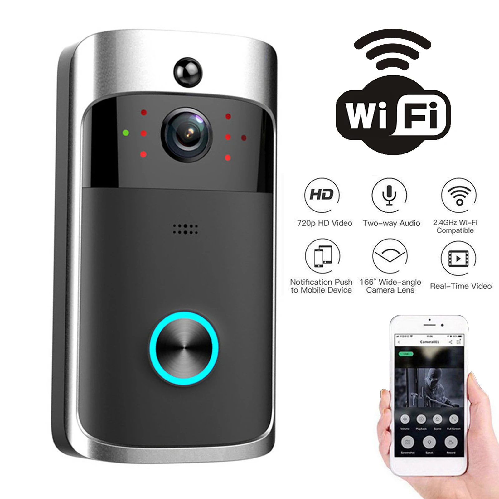2026 NEW V5 Video Door Bell Wi - đánh giá và giá Home Security Recorder