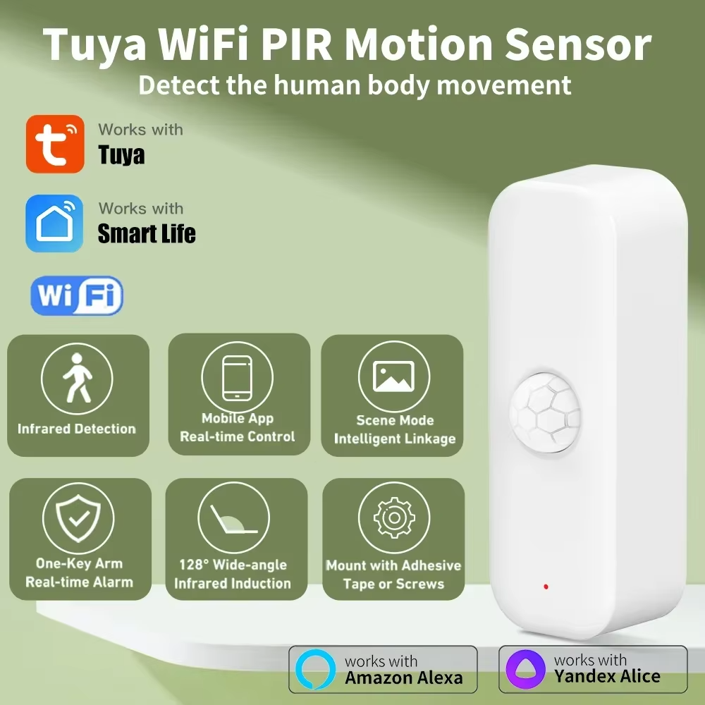 Tuya WiFI PIR Motion Sensor Sm - đánh giá và giá Home Security With Alarm