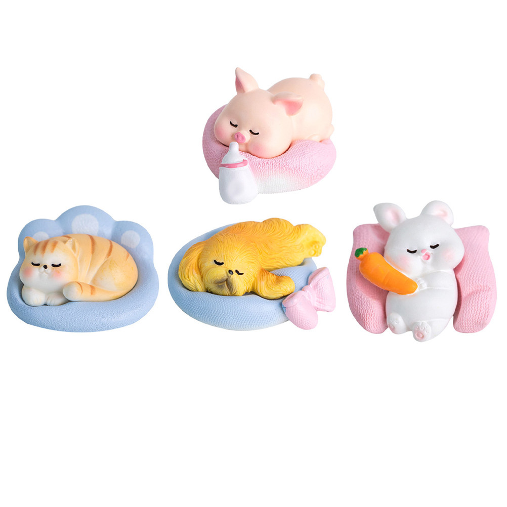 4Pcs Cute Animal Statues Resin - đánh giá và giá Home Yard Security
