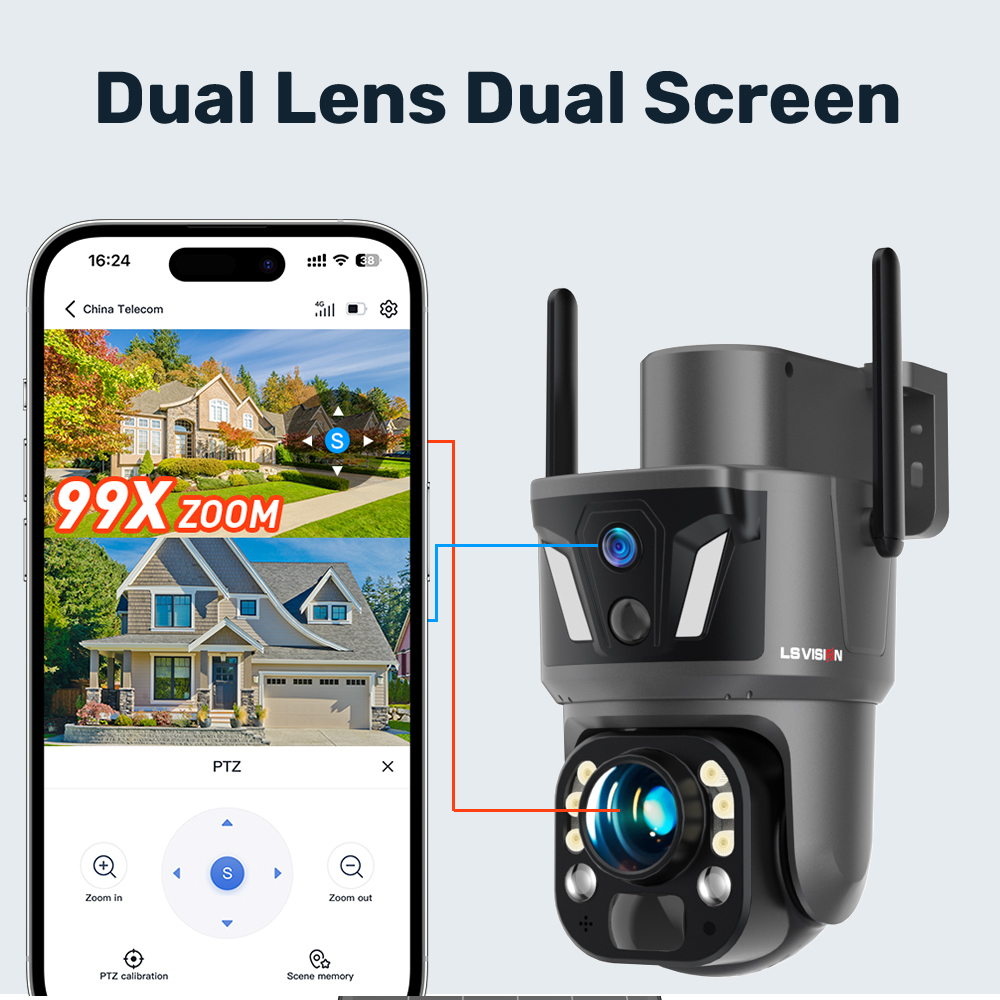 LS VISION 4K 8MP Outdoor Home  - đánh giá và giá Home Security Outdoor Camera System