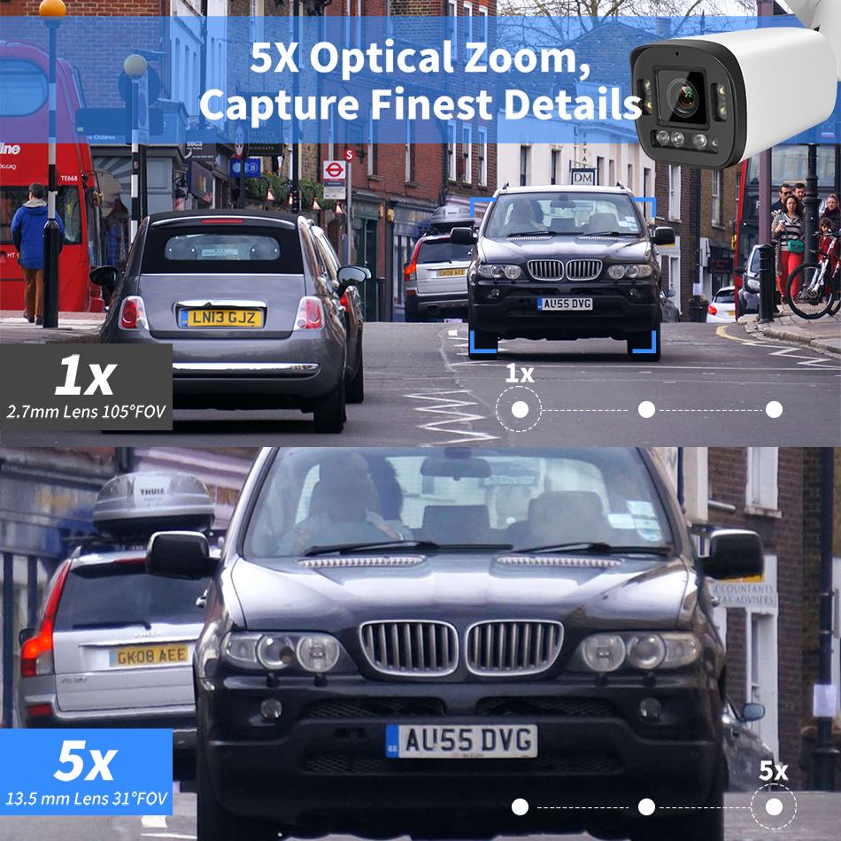 VIKYLIN 8MP 5X Zoom Bullet IP  - đánh giá và giá Home Security Hikvision
