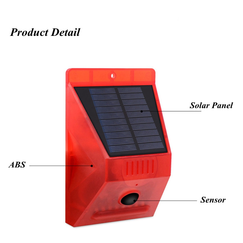Solar Alarm Lamp Remote Contro - đánh giá và giá Home Yard Security