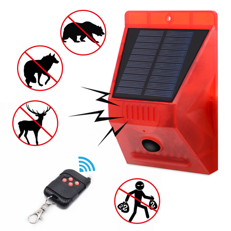 Solar Alarm Lamp Remote Contro - đánh giá và giá Home Yard Security