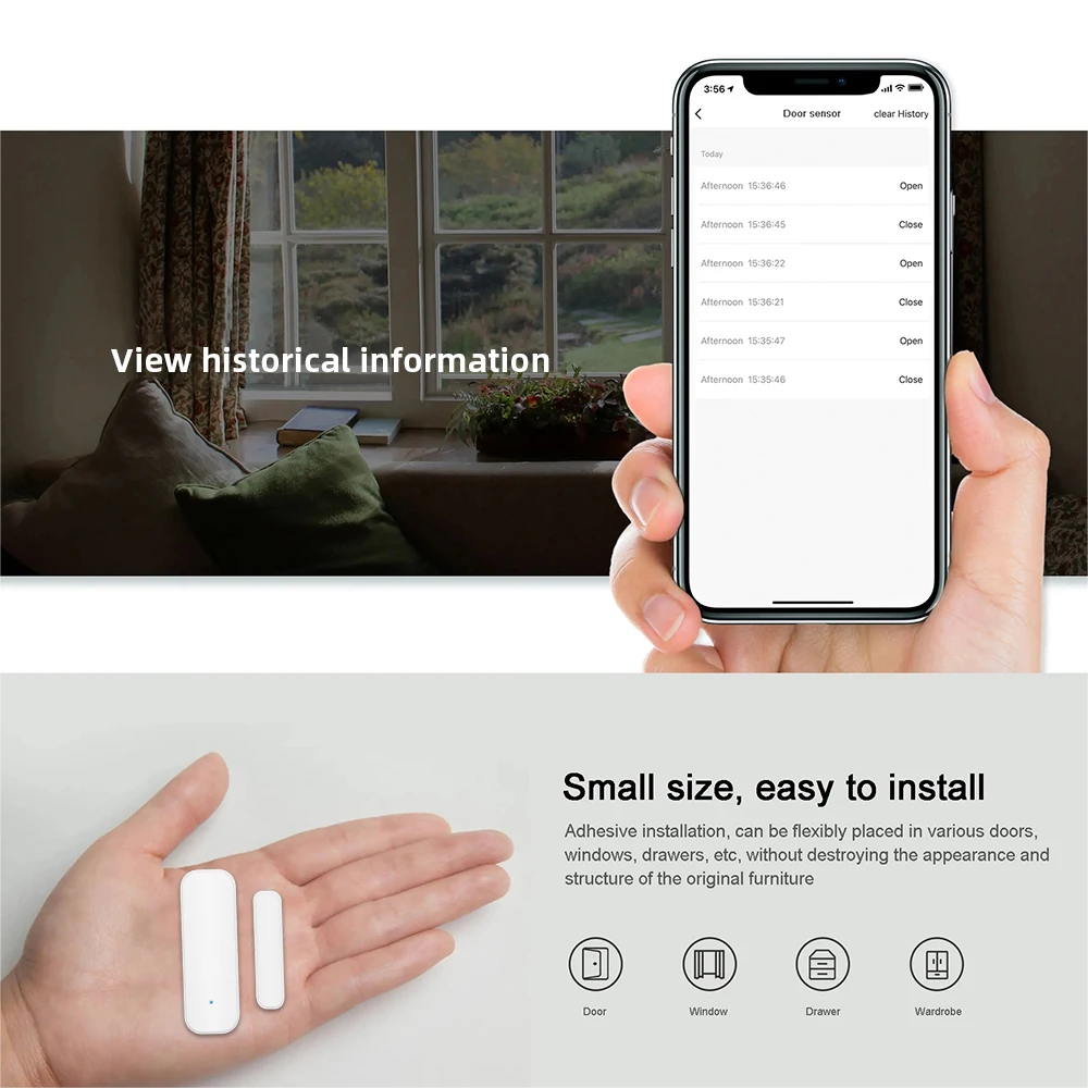 Tuya WiFi Zigbee Window Door S - đánh giá và giá Home Security With Ai