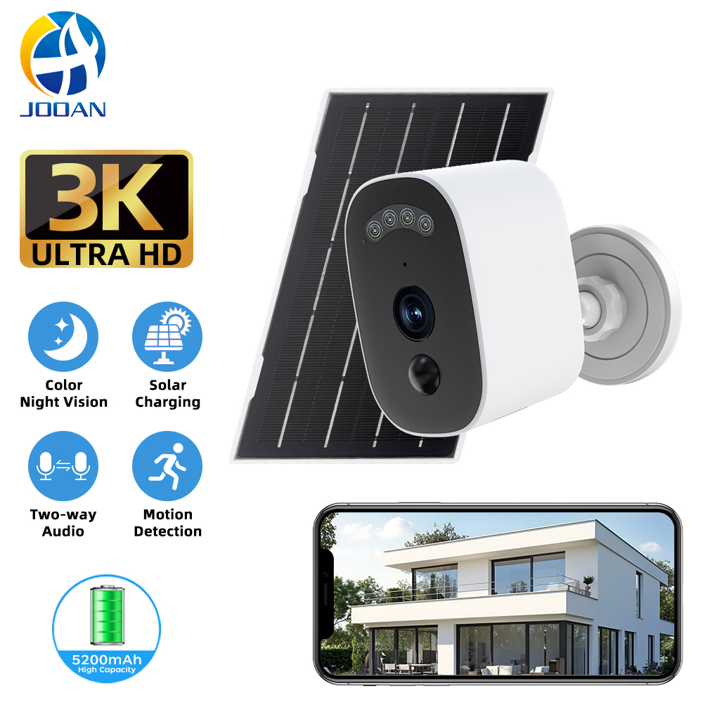 Jooan 3K HD Solar Security Cam - đánh giá và giá Home Security Outdoor Camera System