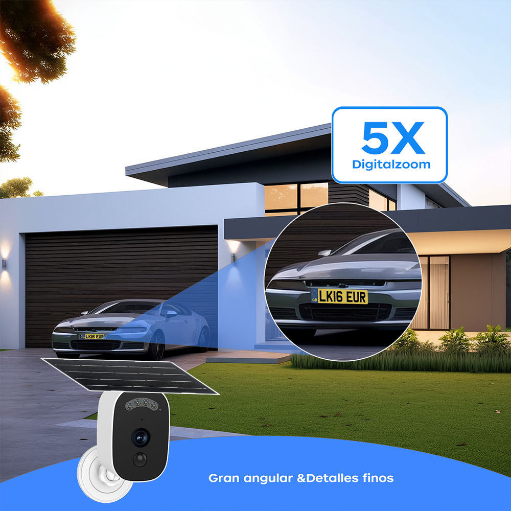 Jooan 3K HD Solar Security Cam - đánh giá và giá Home Security Outdoor Camera System