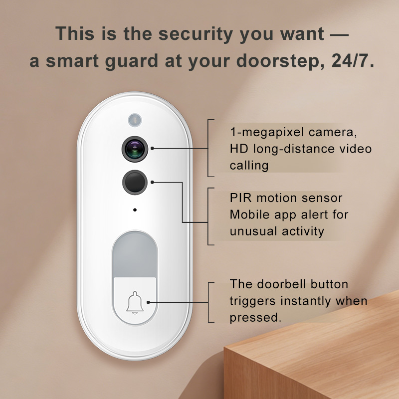 Tuya Smart Video Doorbell Wire - đánh giá và giá Home Security Recorder