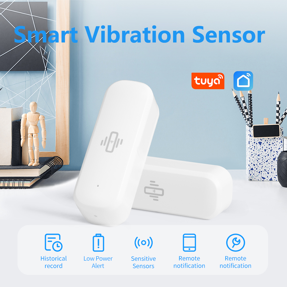 Tuya Smart WiFi Vibration Sens - đánh giá và giá Home Security With Ai