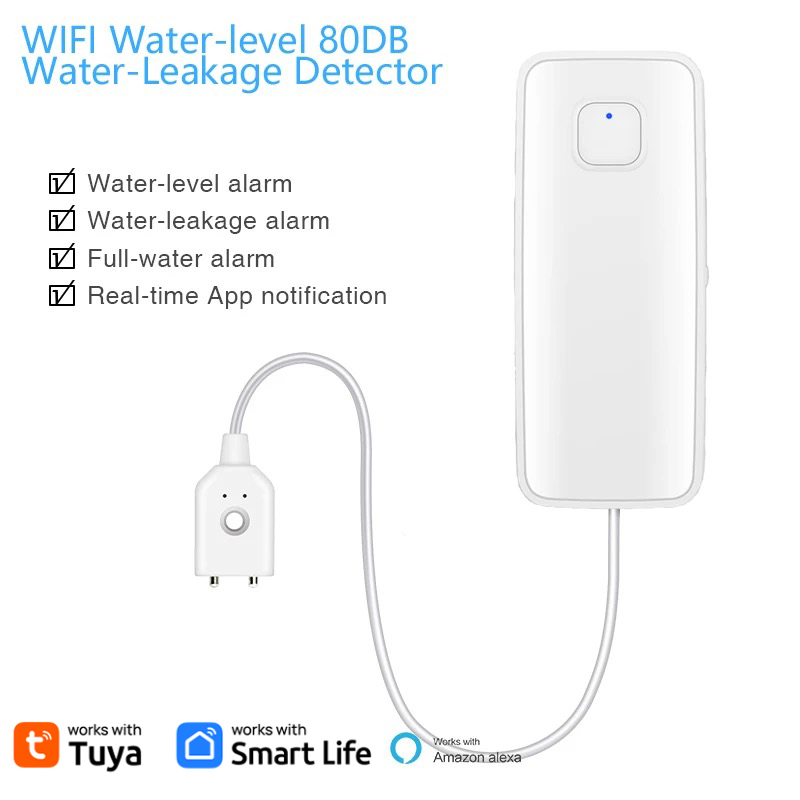 Tuya WiFi Smart Water Leak Sen - đánh giá và giá Home Security With Ai