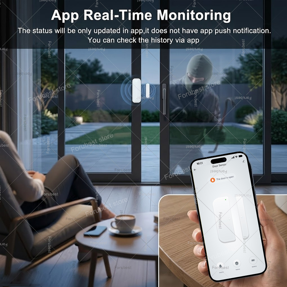 Tuya Zigbee Door Window Sensor - đánh giá và giá Home Security With Ai