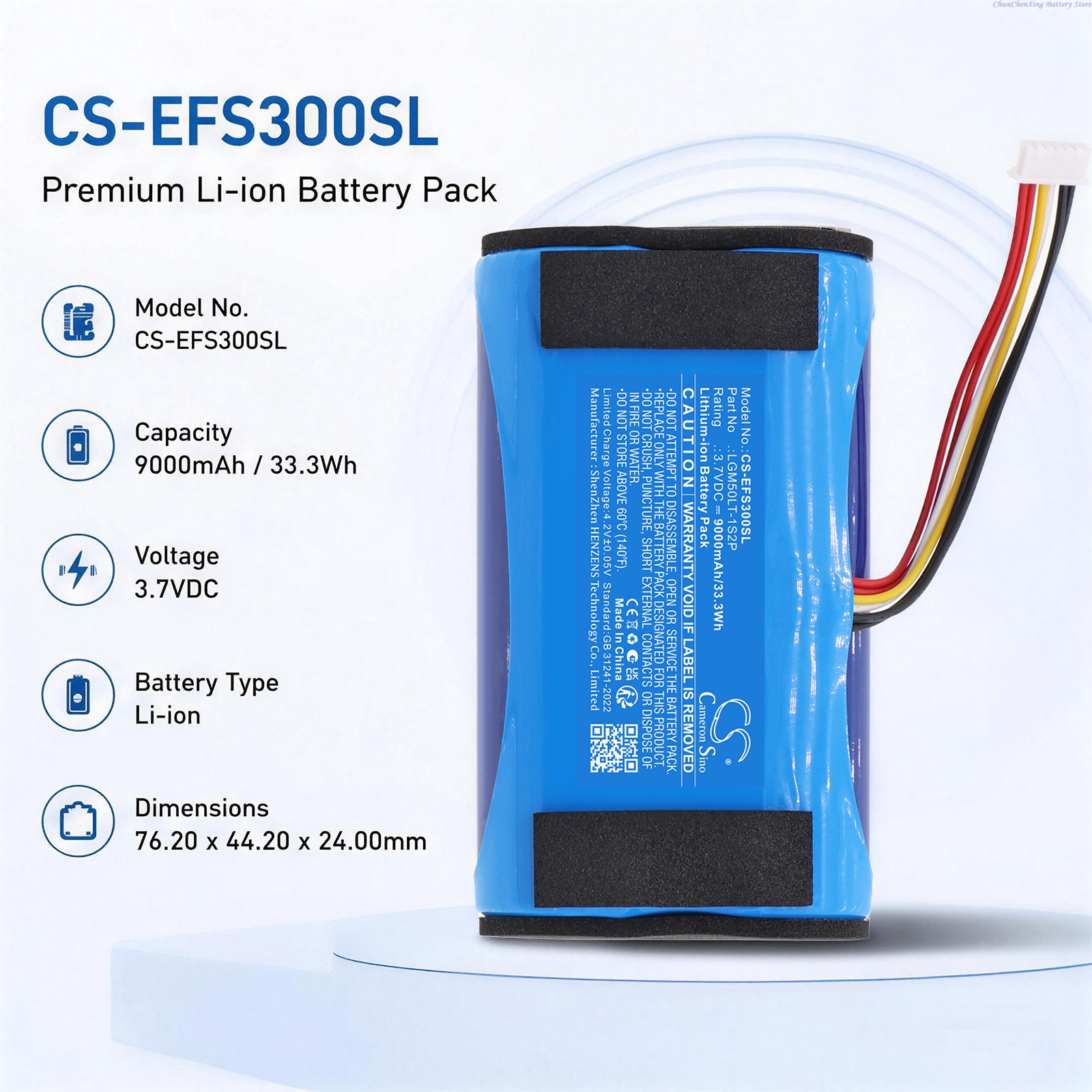3.7V 9000mAh/10000mAh Replacem - đánh giá và giá Home Security Battery Replacement