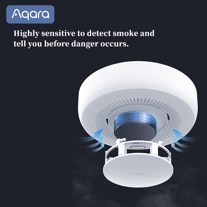 Aqara Smart Smoke Detector Sen - đánh giá và giá Mi Home Security Xiaomi