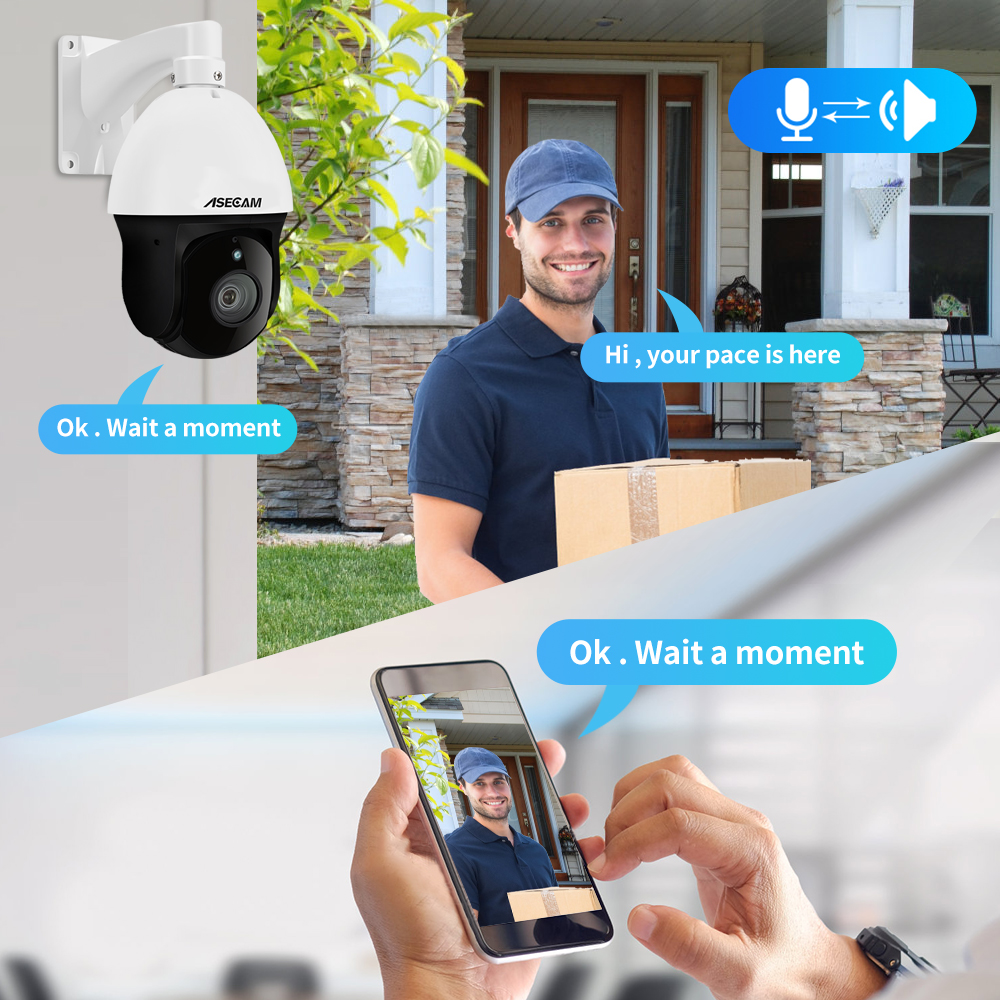 8MP 4K IP Camera Outdoor PTZ 3 - đánh giá và giá Home Security Hikvision