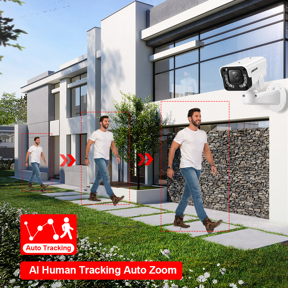 ASECAM 4K 8MP IP Camera PTZ 30 - đánh giá và giá Home Security Hikvision