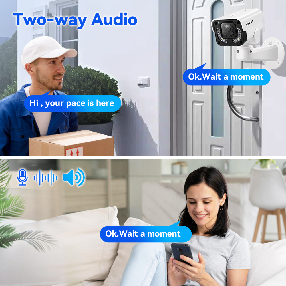 ASECAM 4K 8MP IP Camera PTZ 30 - đánh giá và giá Home Security Hikvision