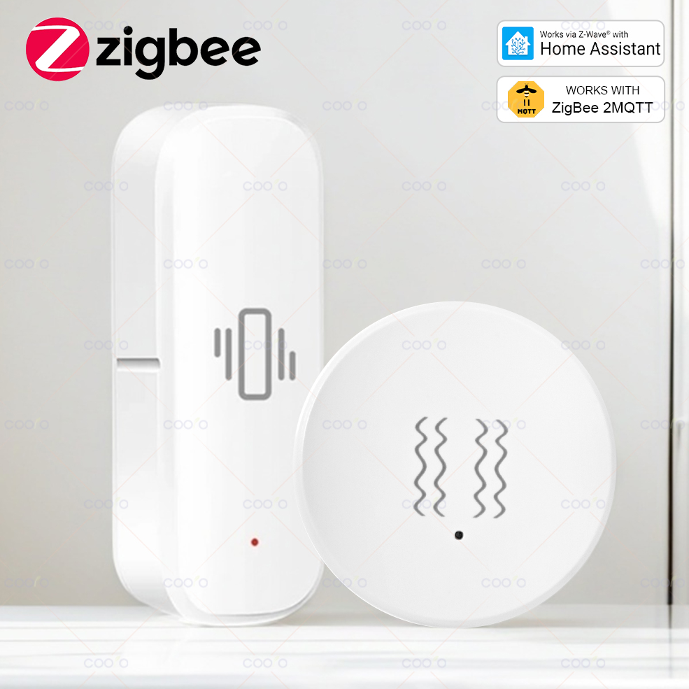 ZigBee 3.0 Vibration Sensor Re - đánh giá và giá Home Security With Alarm