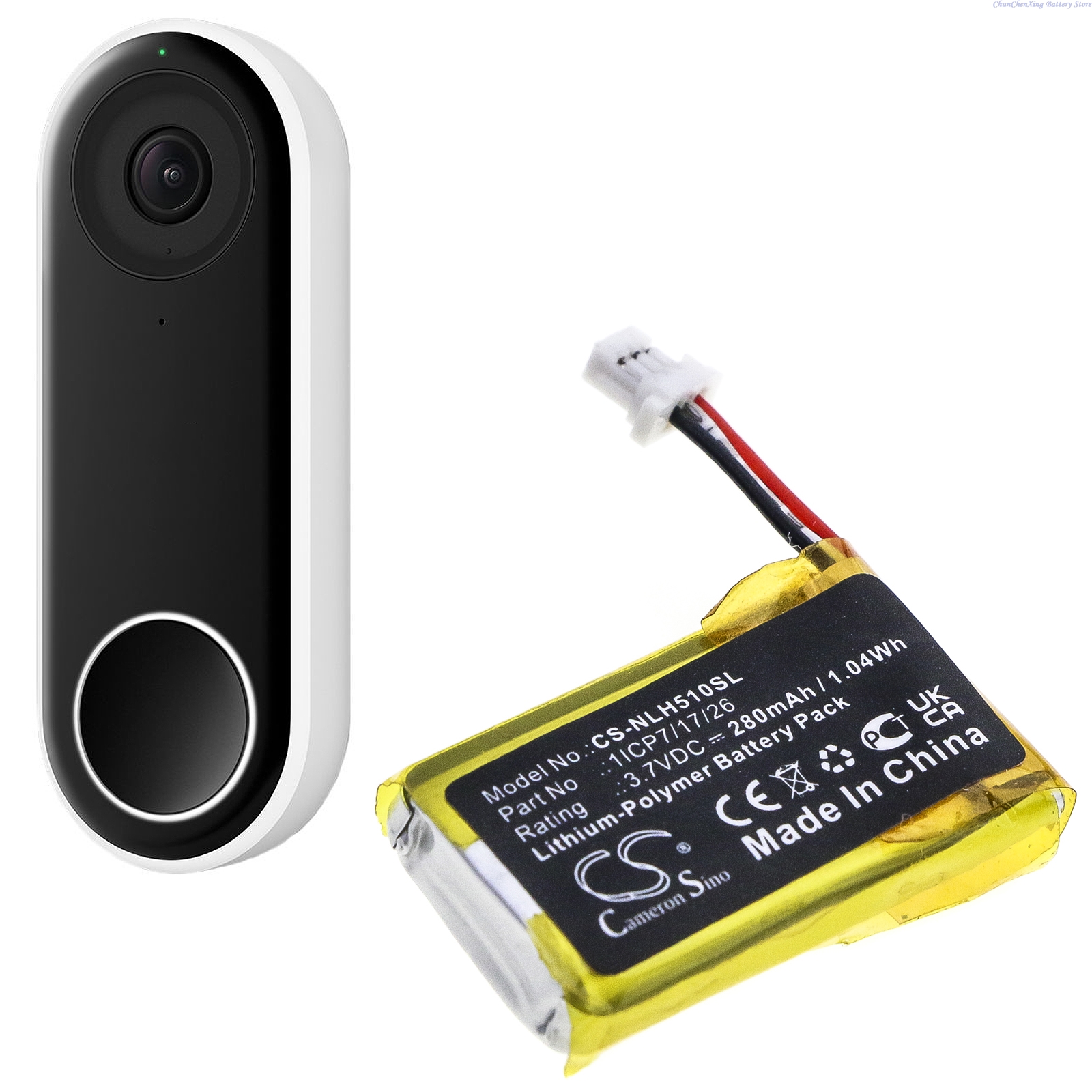 3.7V 280mAh Replacement Home S - đánh giá và giá Home Security Battery Replacement