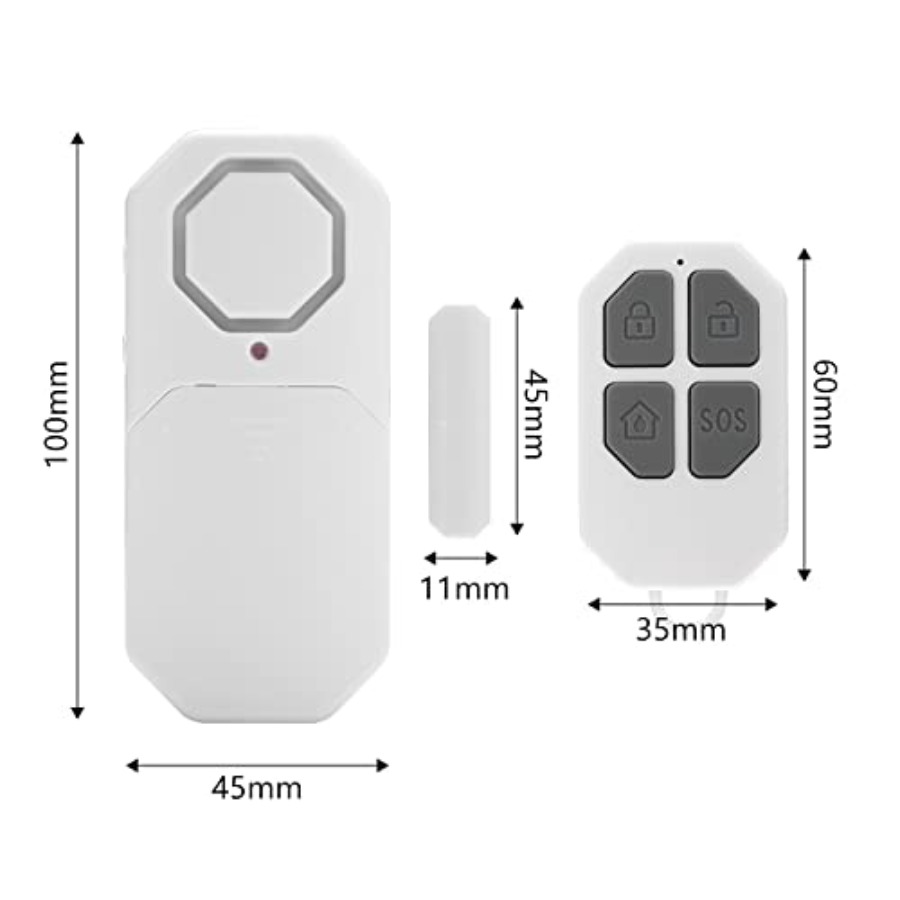 Door Window Alarm When Opened  - đánh giá và giá Home Security With Alarm
