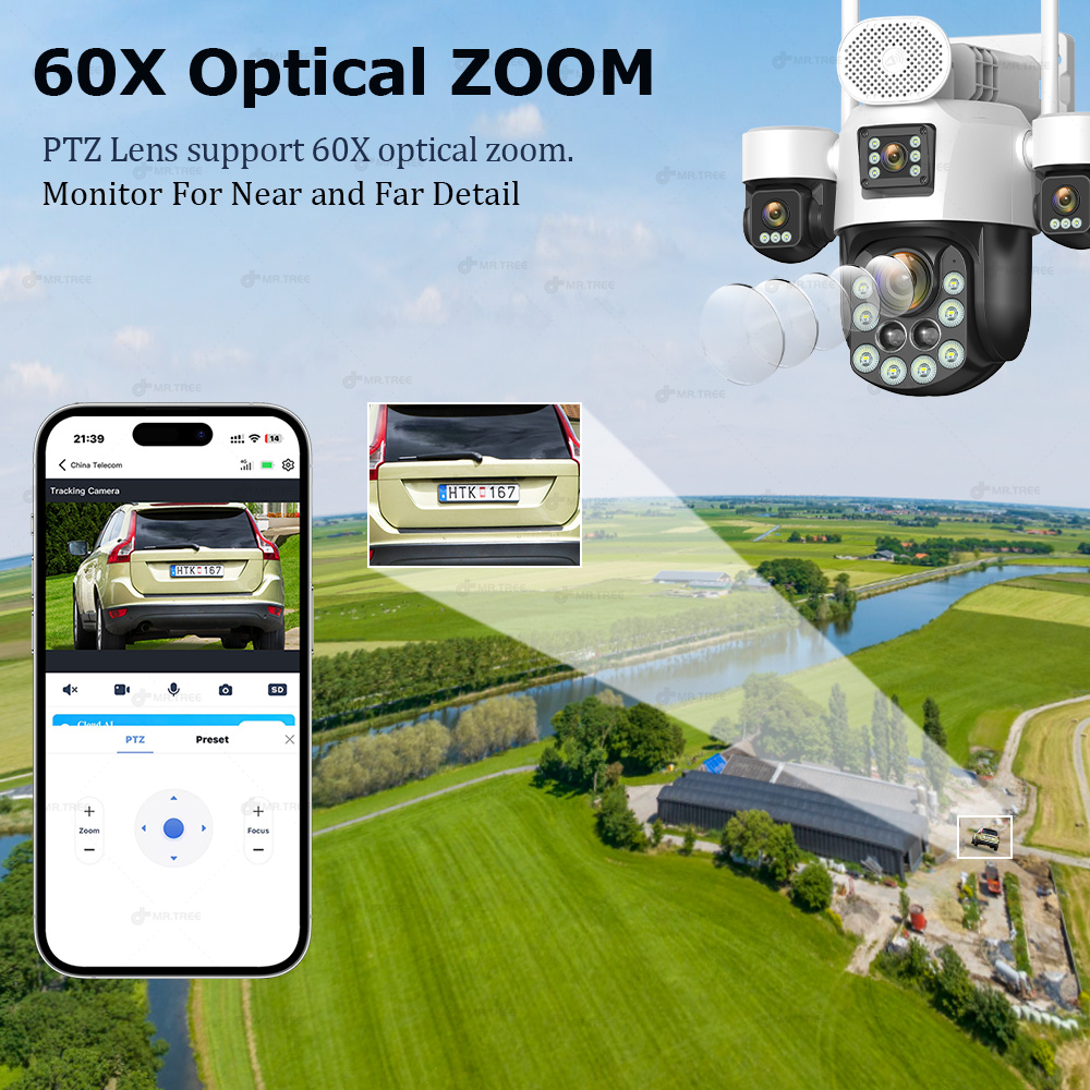 AOV Four Lens Outdoor Surveill - đánh giá và giá Home Security Outdoor Camera System
