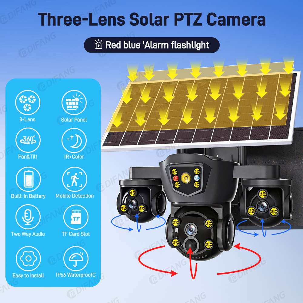 V380 Pro New 20MP WIFI Solar C - đánh giá và giá Home Security Outdoor Camera System