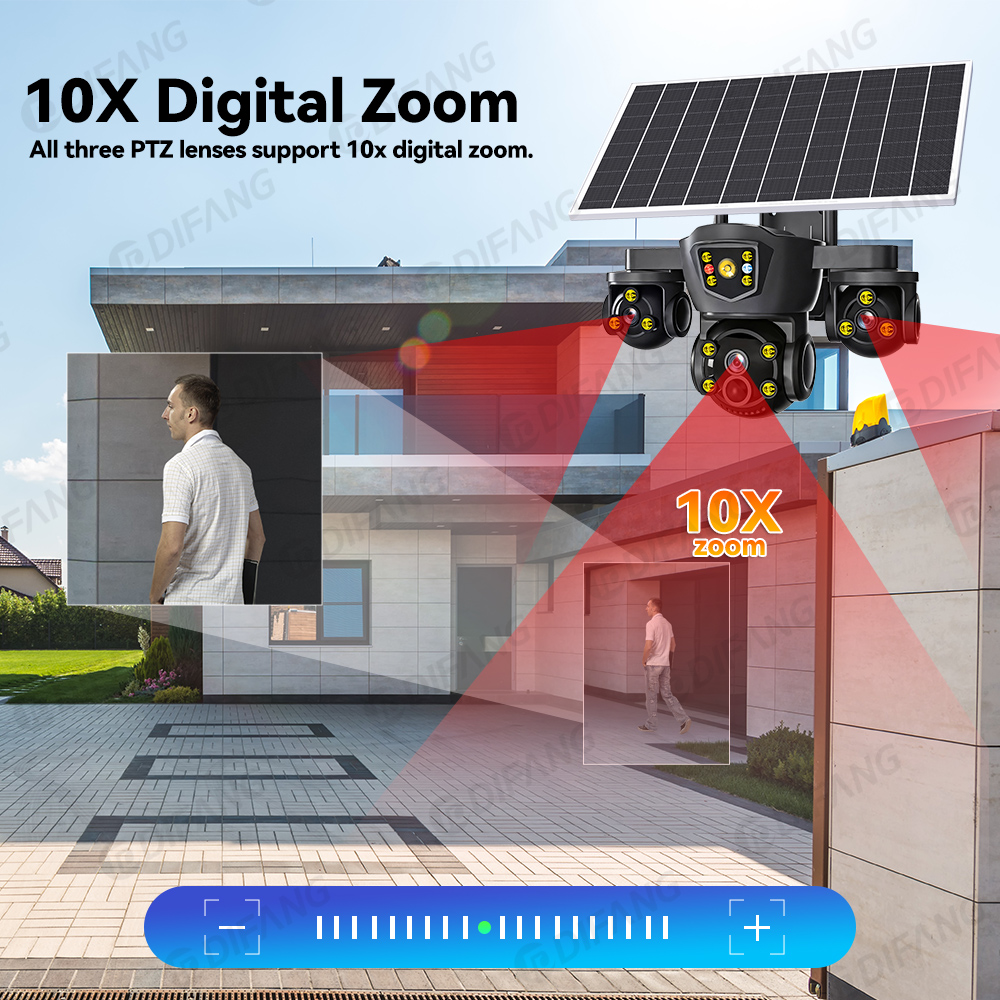 V380 Pro New 20MP WIFI Solar C - đánh giá và giá Home Security Outdoor Camera System