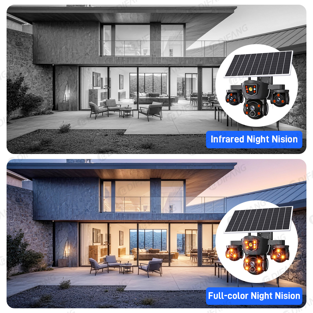 V380 Pro New 20MP WIFI Solar C - đánh giá và giá Home Security Outdoor Camera System