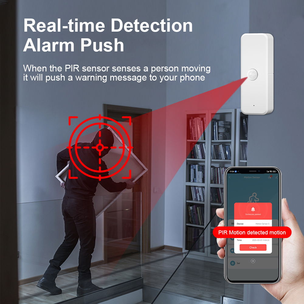 New Tuya WiFi PIR Motion Detec - đánh giá và giá Home Security With Alarm