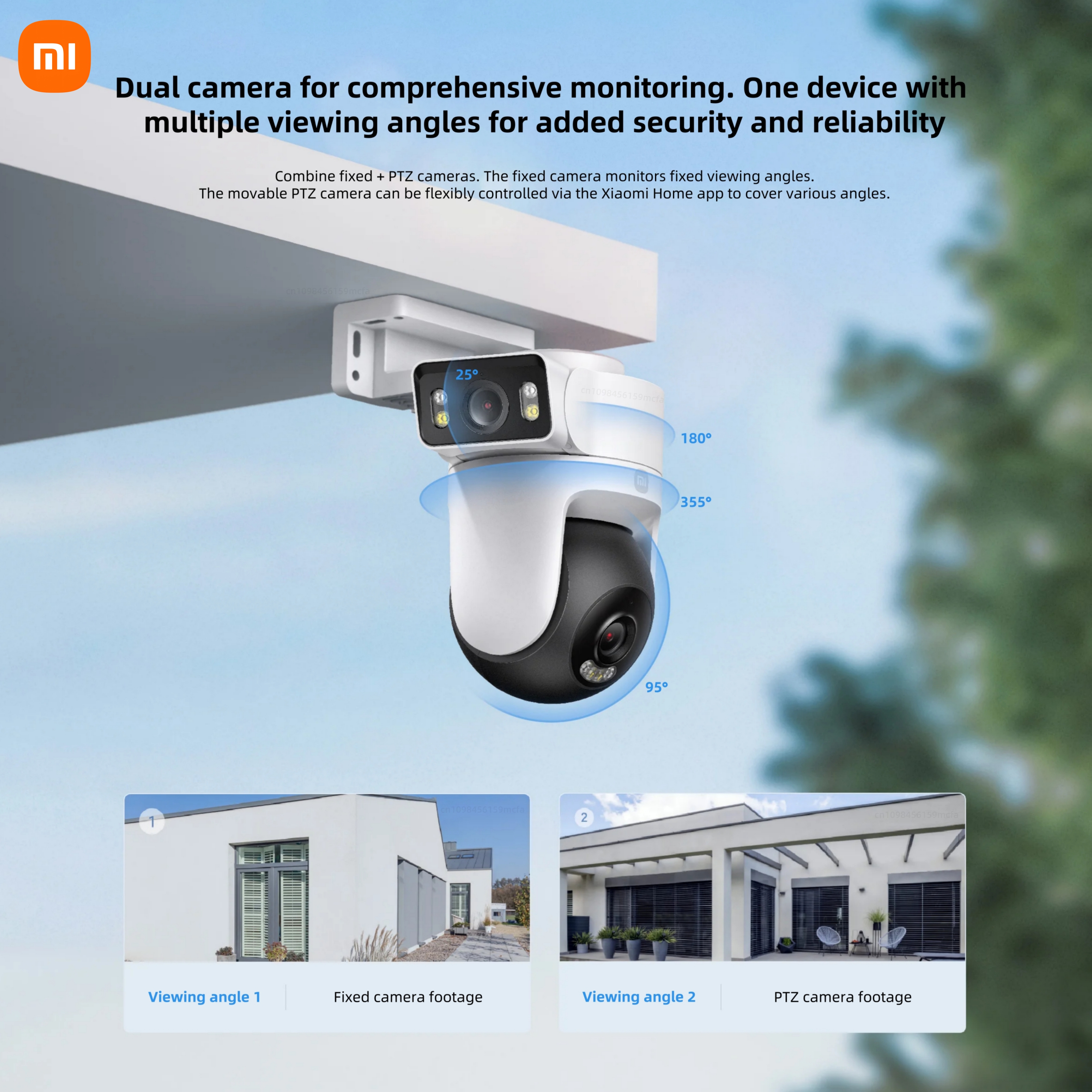 Xiaomi Outdoor CW500 Dual Came - đánh giá và giá Mi Home Security Xiaomi