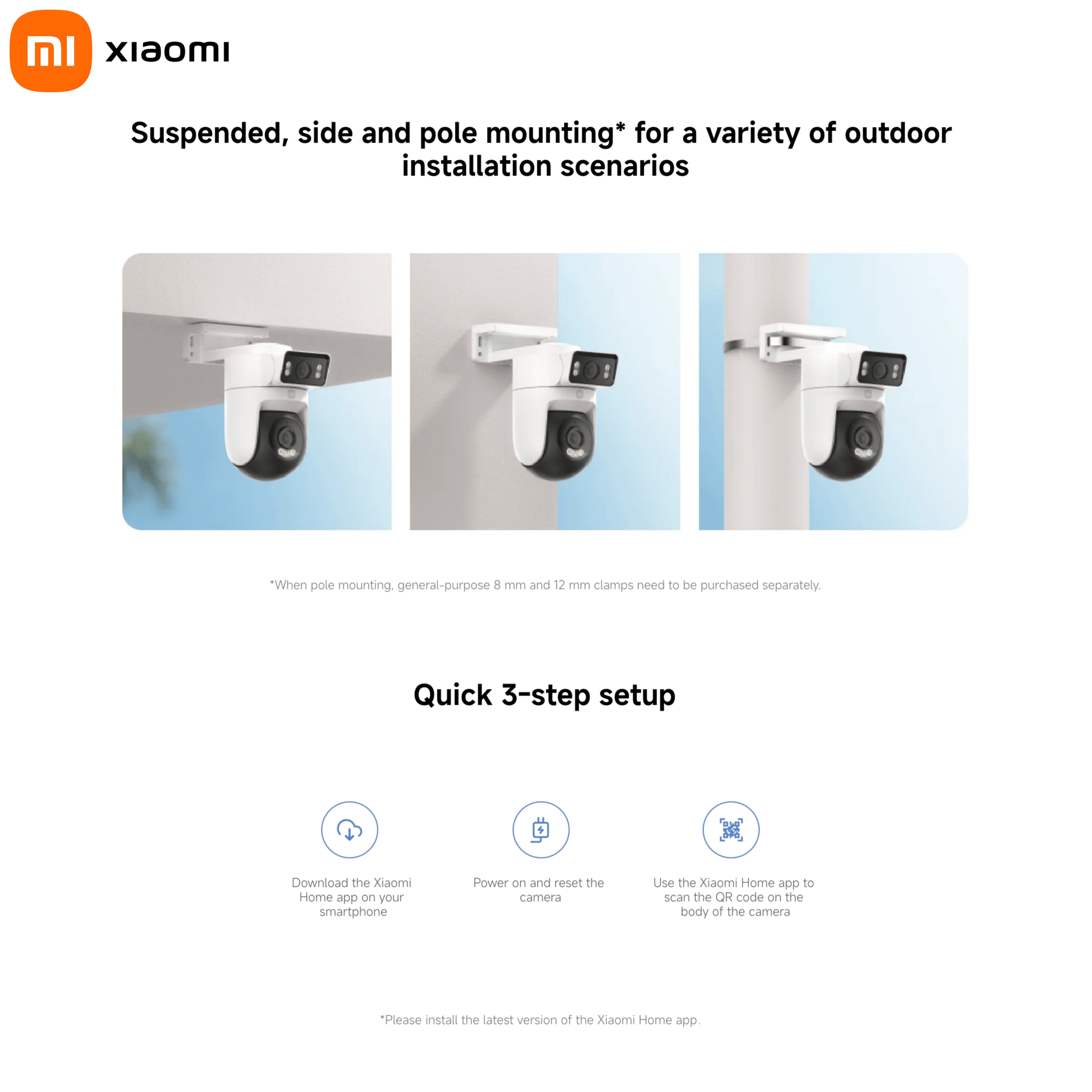 Xiaomi Outdoor CW500 Dual Came - đánh giá và giá Mi Home Security Xiaomi