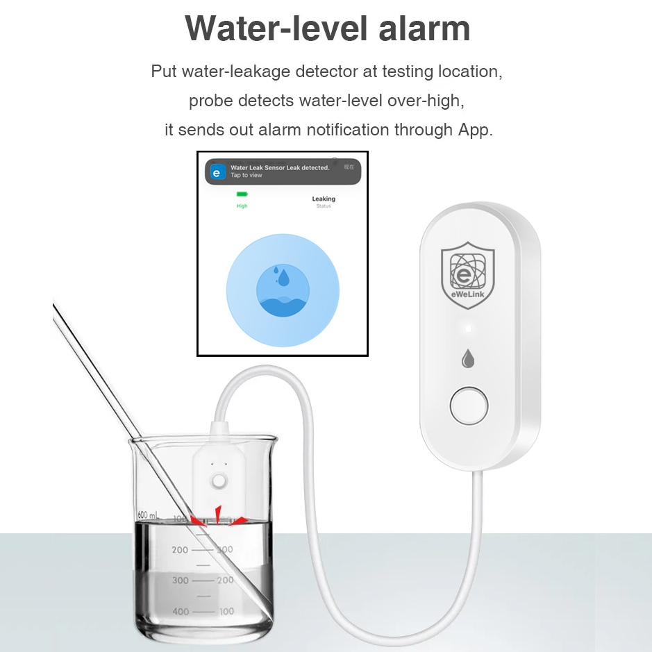 eWelink Zigbee Water Leakage S - đánh giá và giá Home Security With Ai