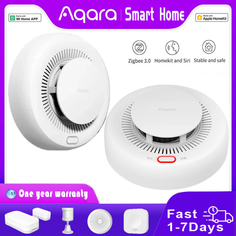 New Aqara Smoke Detector Zigbe - đánh giá và giá Mi Home Security Xiaomi