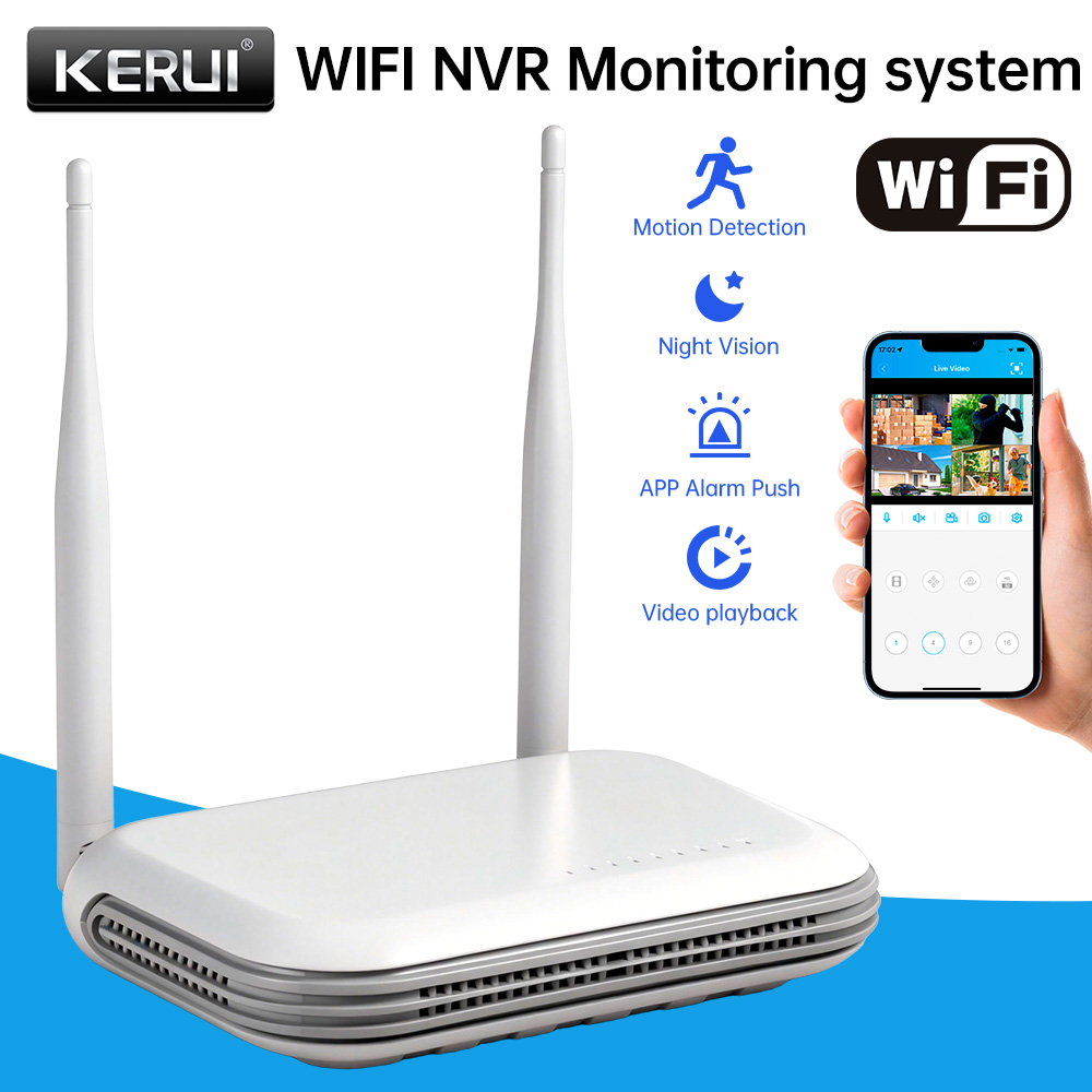 KERUI Mini Network WIFI 8CH NV - đánh giá và giá Home Security Recorder