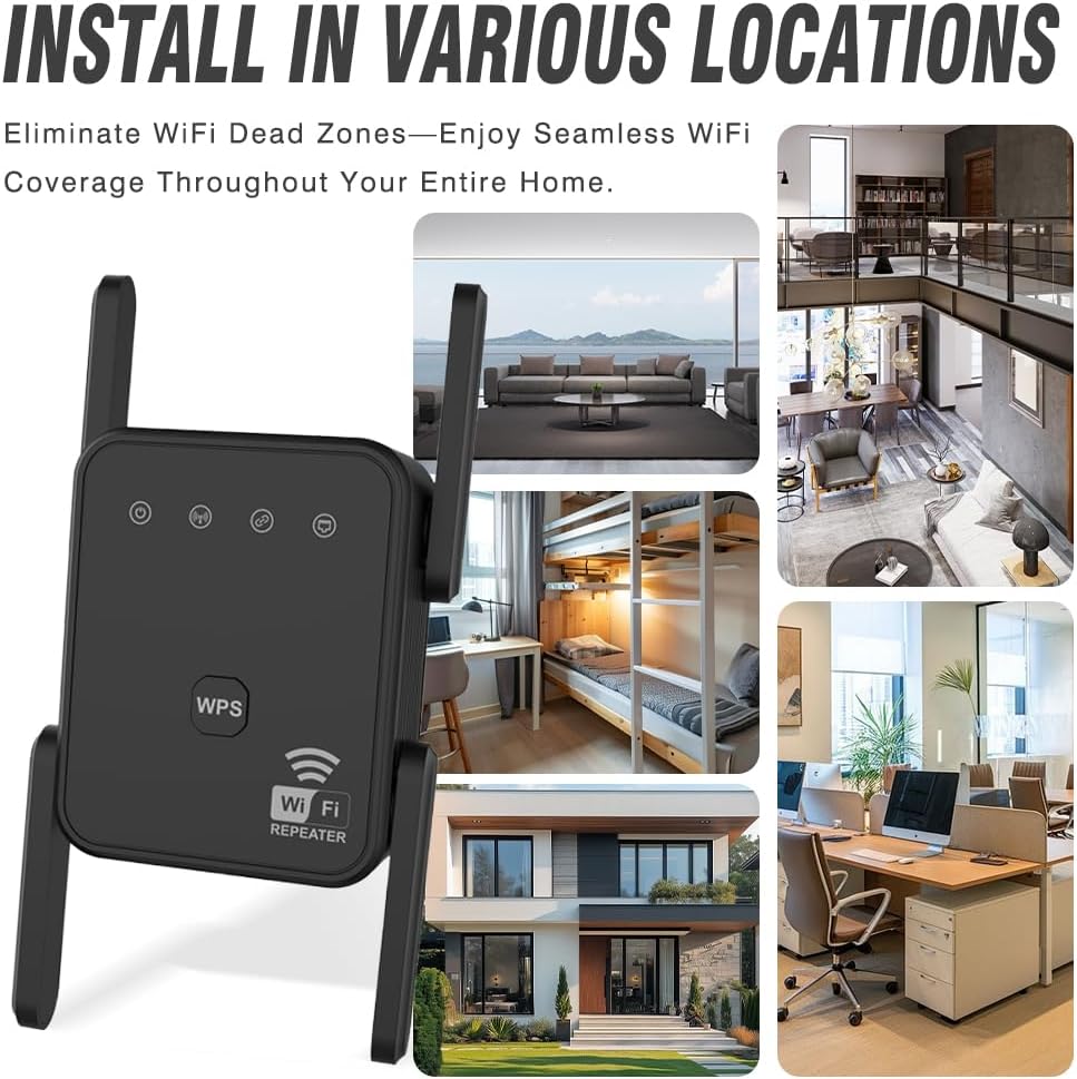 WiFi Repeater 300Mbps 2.4GHz W - đánh giá và giá Home Security Service
