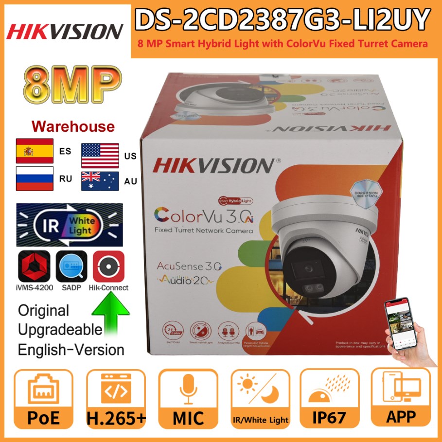 Hikvision 8MP IP Camera DS-2CD - đánh giá và giá Home Security Hikvision