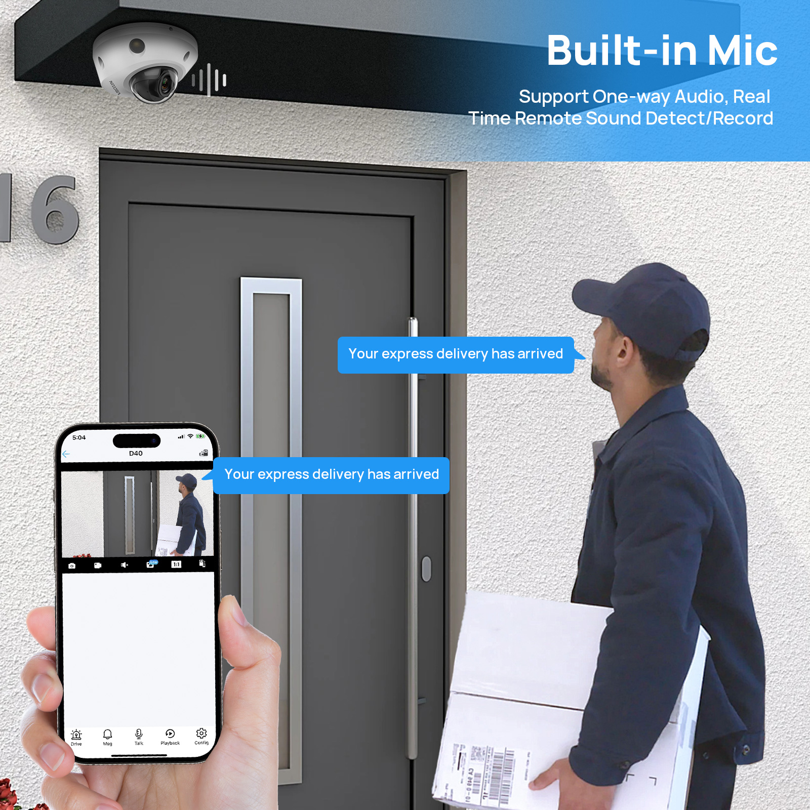 4K 8MP POE IR&Warm Lights fish - đánh giá và giá Home Security Hikvision