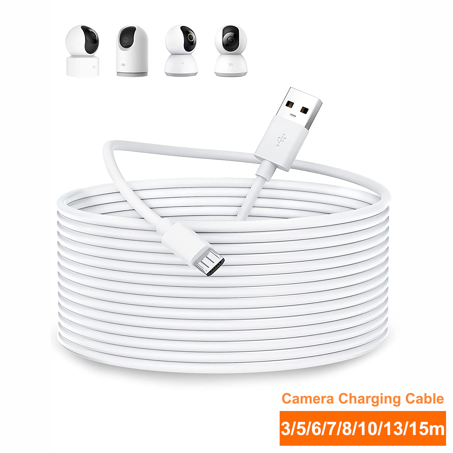 3~13m Micro USB Extension Cabl - đánh giá và giá Mi Home Security Xiaomi