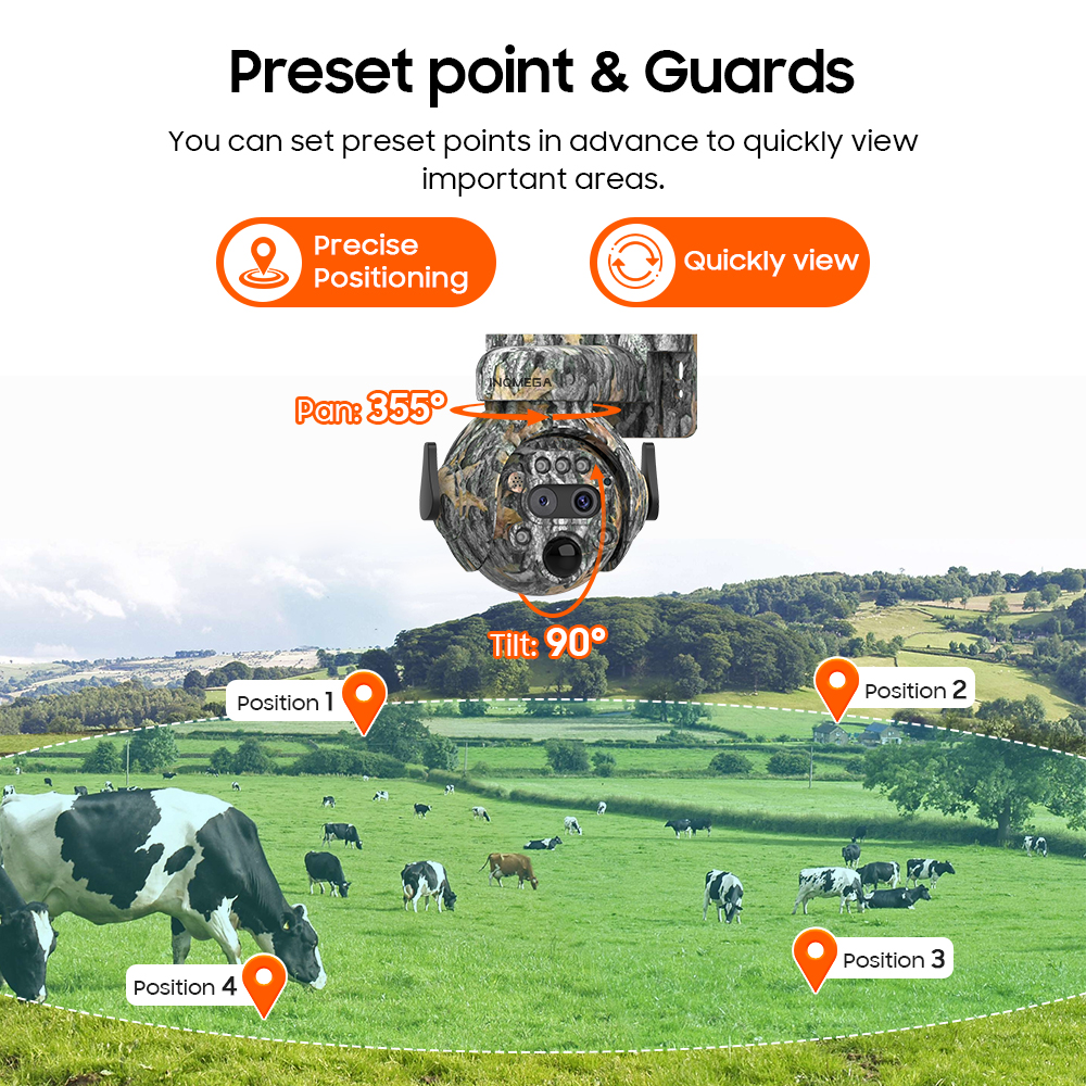 INQMEGA 8MP Solar Powered Came - đánh giá và giá Home Security Cameras Wireless