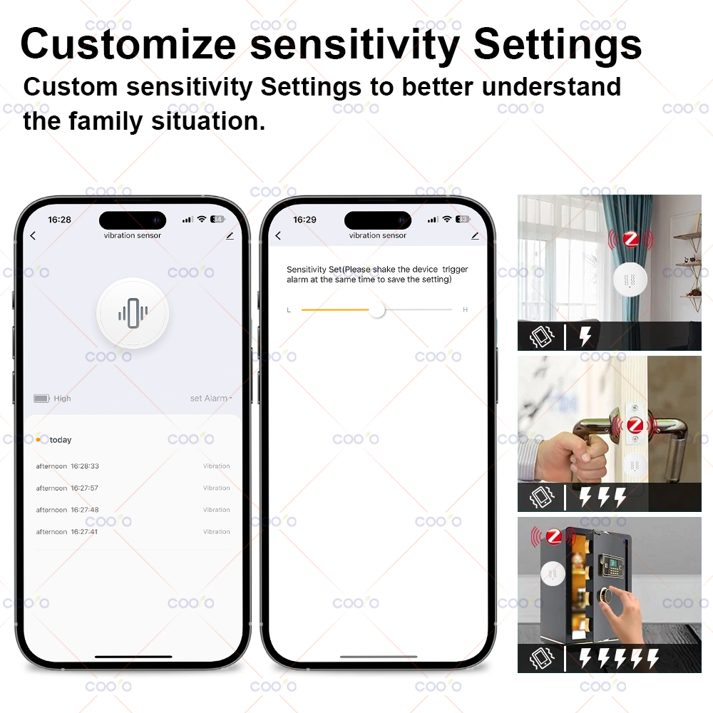ZigBee Tuya Smart Vibration Se - đánh giá và giá Home Security With Alarm