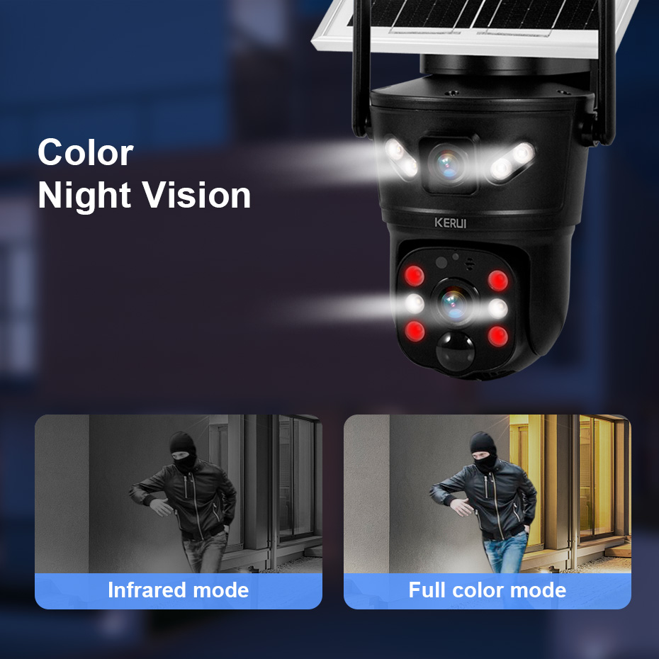 KERUI Outdoor 6MP Solar Camera - đánh giá và giá Home Security Outdoor Camera System