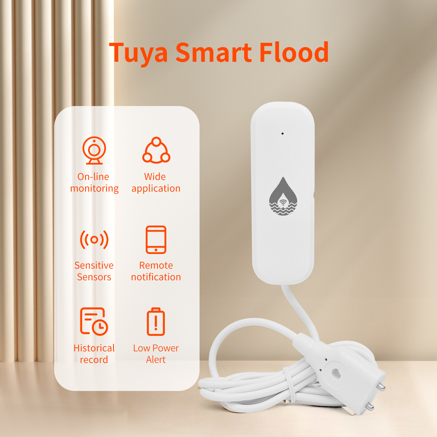YFK Tuya WiFi Water Leakage Se - đánh giá và giá Home Security With Ai
