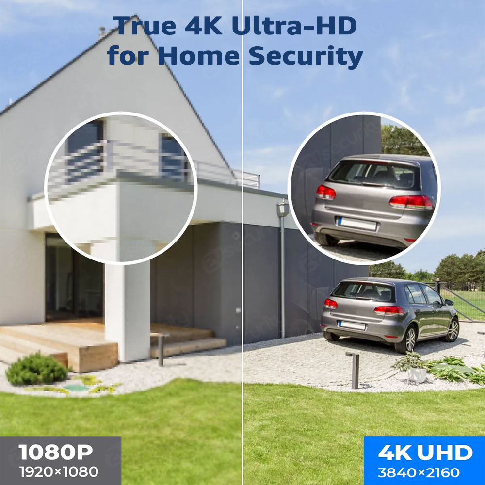 4K PoE Security Camera System  - đánh giá và giá Home Security Outdoor Camera System