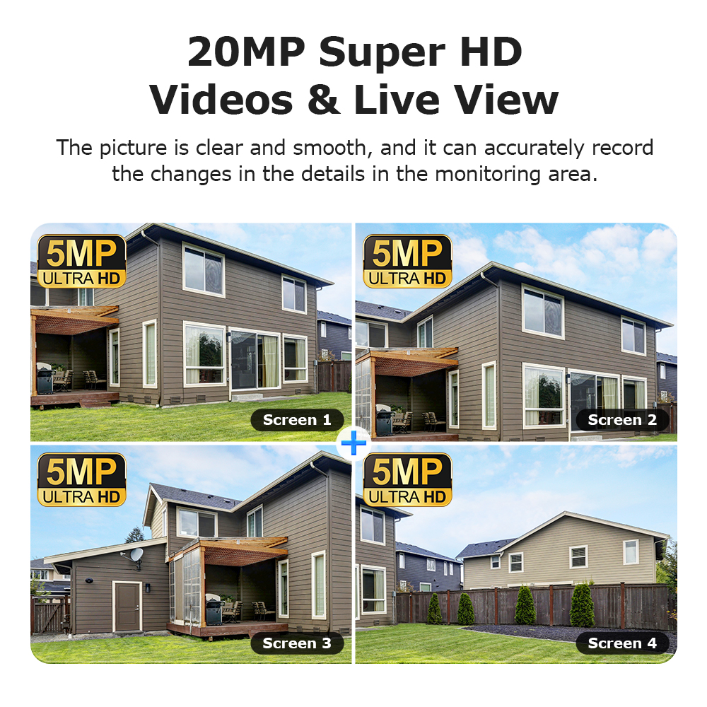 OKAM PRO AOV 24/7 Online Four  - đánh giá và giá Home Security Outdoor Camera System