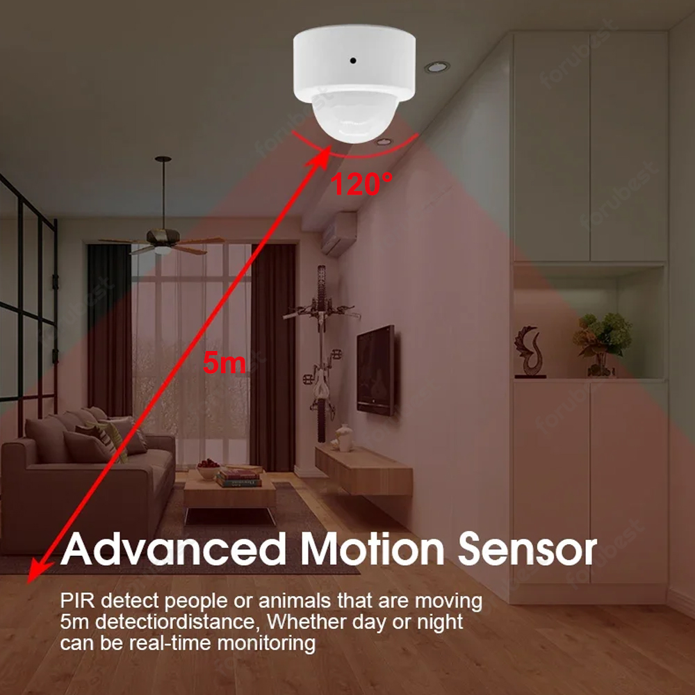 Zigbee 3.0 Human Motion Sensor - đánh giá và giá Home Security With Ai