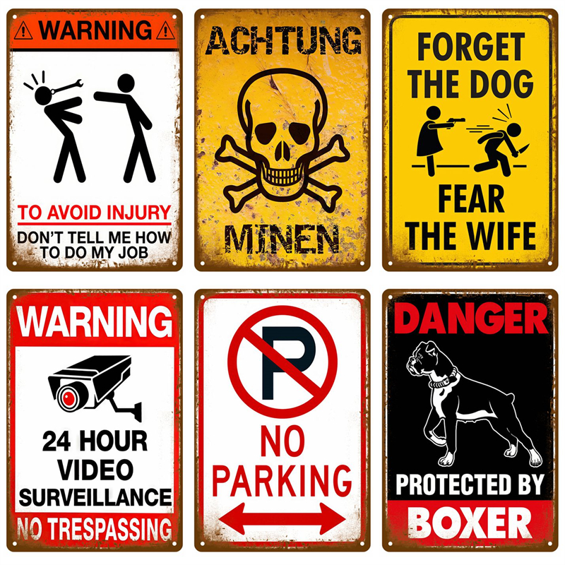 Funny Warning No Parking Dog S - đánh giá và giá Home Yard Security
